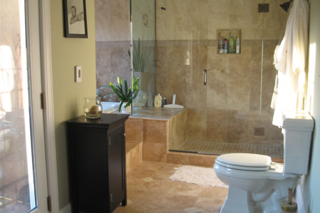 Completed bathroom Kingwood Texas project