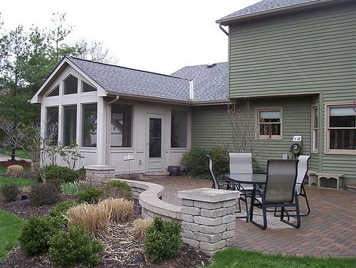 completed patio masonry completed project Kingwood TX photo