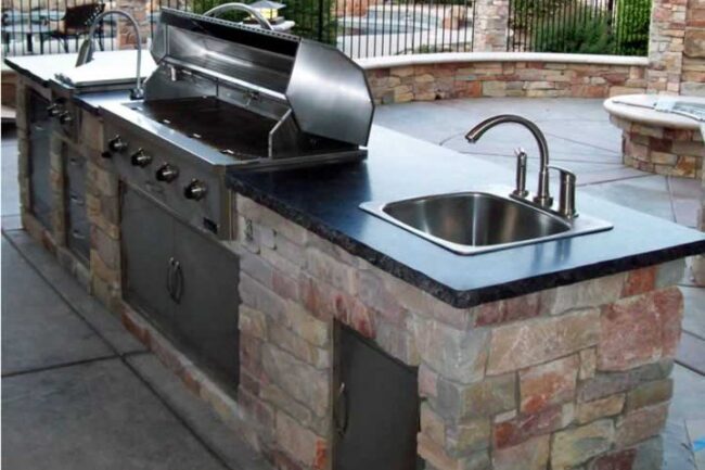 close up photo of expert masonry work done texas style