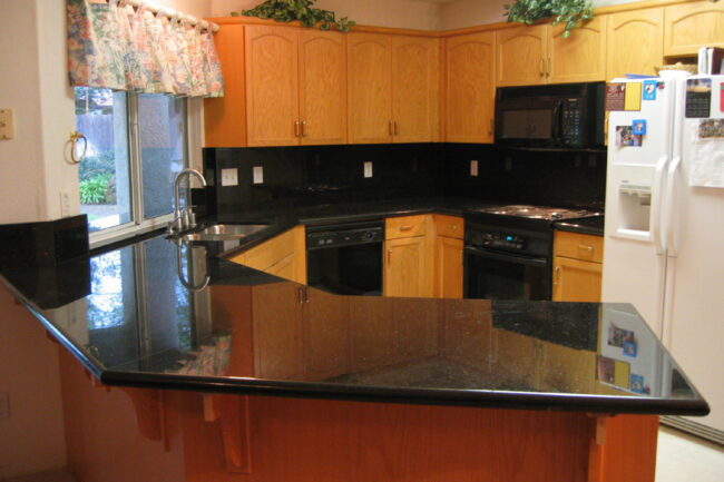 Granite countertops Houston Kingwood completed project