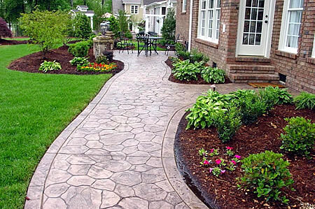 Patio work Kingwood walkway project completed Kingwood TX patio work completed project photo